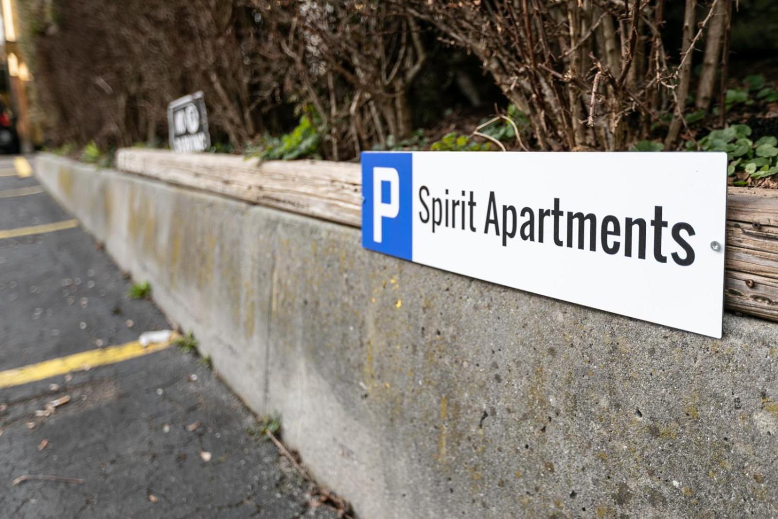 Spirit Apartments - Studio 1 - Kuche - Parkplatz エンゲルベルク エクステリア 写真